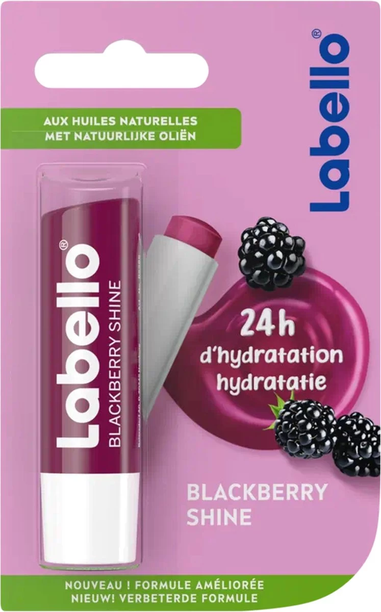 Labello Blackberry Shine - Lippenbalsem 1 Labello Blackberry Shine - Lippenbalsem