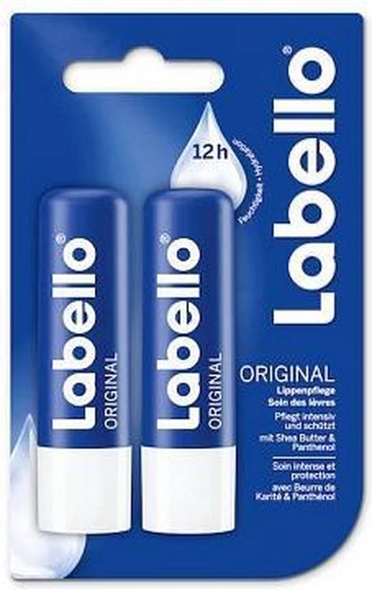 LABELLO LIPPENBALSEM CLASSIC ORIGINAL DUO STICK 1 LABELLO LIPPENBALSEM CLASSIC ORIGINAL DUO STICK