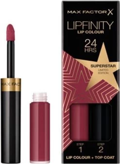 Max Factor Lipfinity Rising Stars Lippenstift - 086 Superstar -Mode-Cosmetica Winkel 876x1200