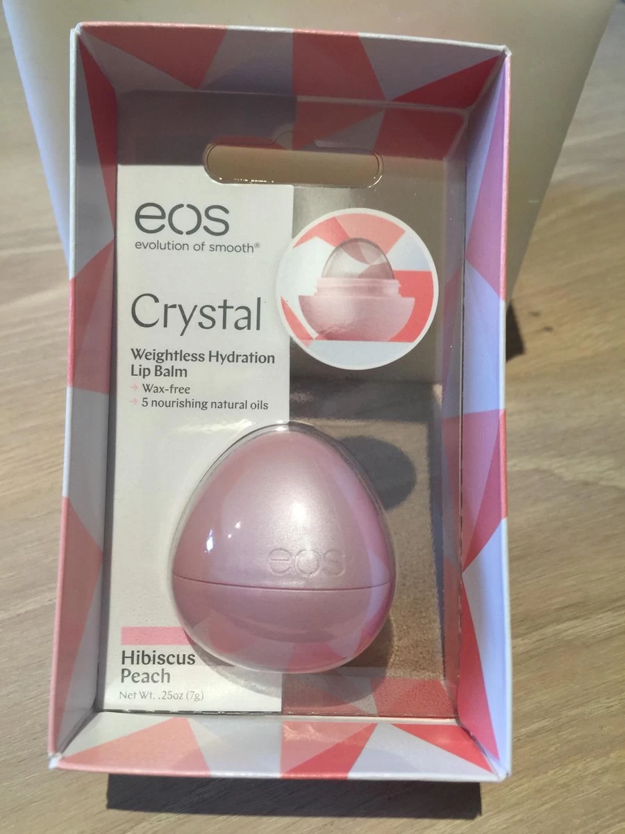 Eos Lip Balm Crystal "Hibiscus Peach" 2 Eos Lip Balm Crystal "Hibiscus Peach" - Afbeelding 2