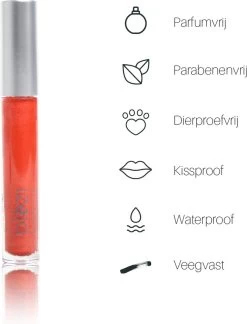 Blèzi® Lip Fix 45 Breezy Red - Lipstick - Lippenstift Langhoudend - Rood Oranje -Mode-Cosmetica Winkel 916x1200