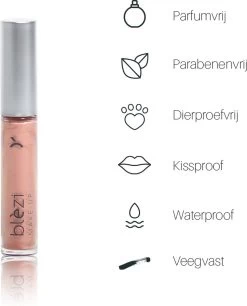 Blèzi® Lip Fix 03 Pure Nude - Lipstick - Lippenstift Langhoudend - Nude Licht Roze -Mode-Cosmetica Winkel 970x1200