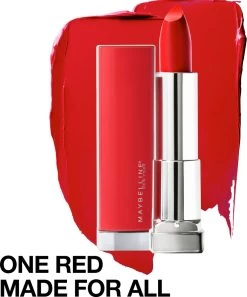 Maybelline Color Sensational Made For All Lippenstift - 382 Red For Me - Rood - Mat -Mode-Cosmetica Winkel 999x1200